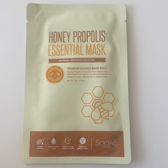 Korean Skincare Face Masks Bundle of 6: Soo’AE Honey Mask and Lemon Sherbet Mask - Picture 2 of 7
